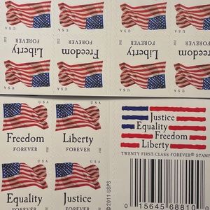 Mint US Flag Booklet Pane of 20 Scott# 4648B (MNH)